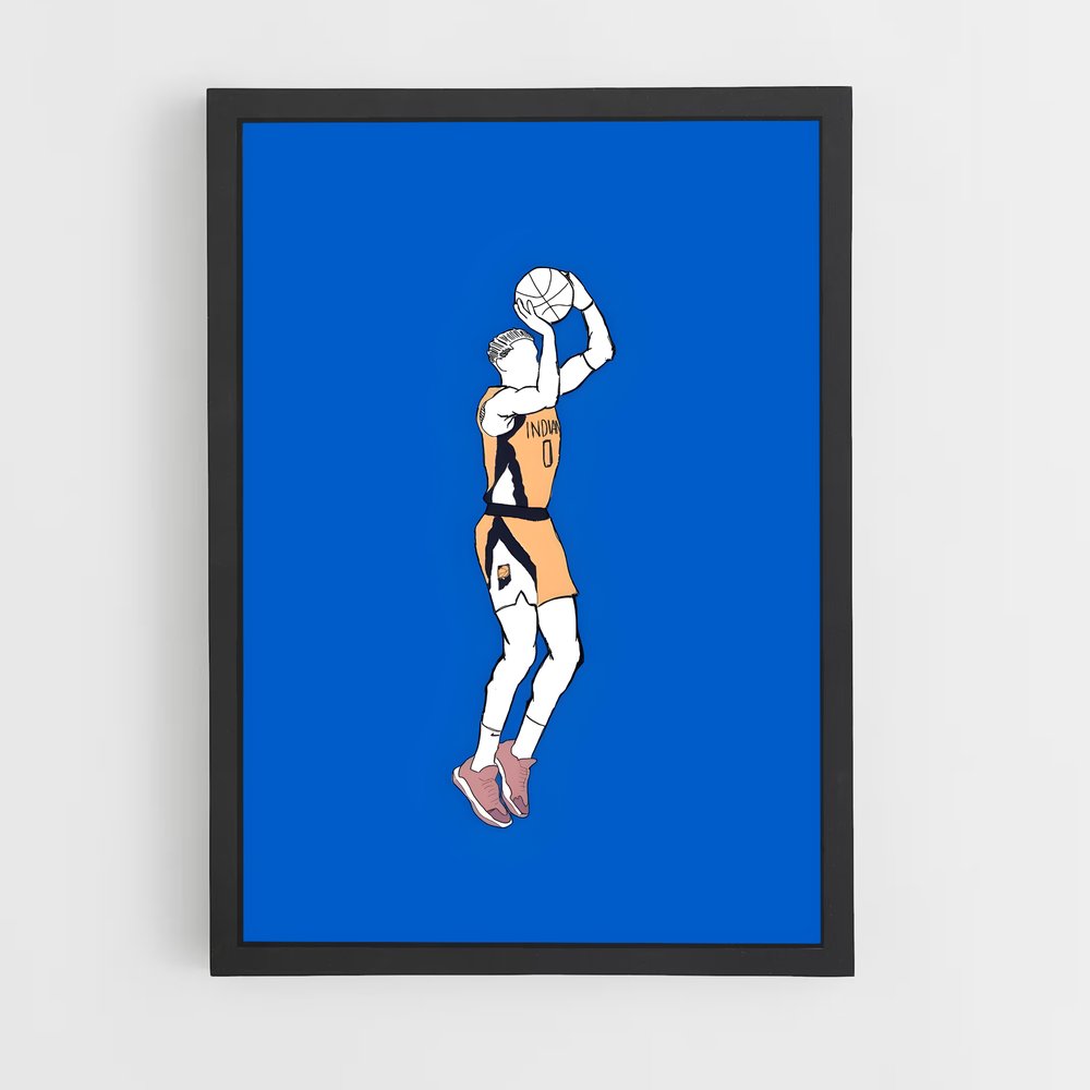 Poster Dunk Cartoon – affiche Basketball (vue 2)